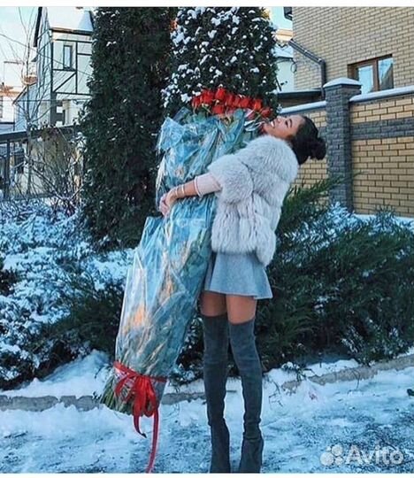 Доставка гигантские розы