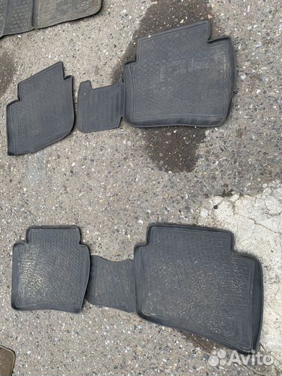 Коврики салонные резиновые Hyundai solaris 1