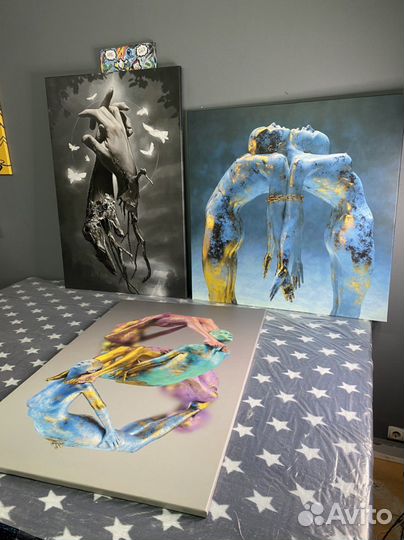 Современные картины на холсте в бар, офис