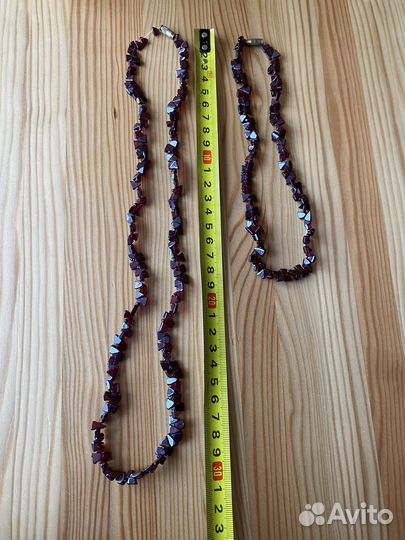 Бусы из граната