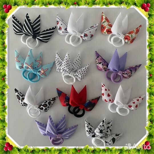 Бантики - канзаши (ручная работа)