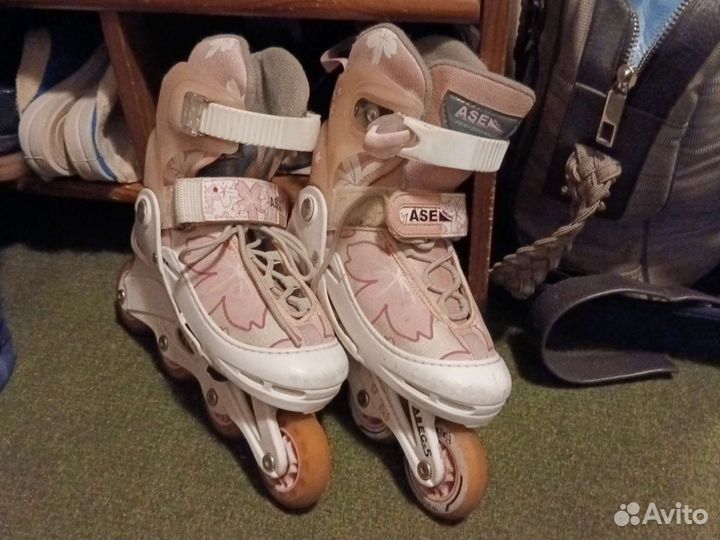 Ролики для девочки, размер 30-34, рабочие