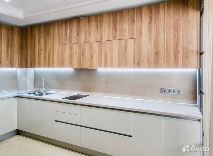 Стильная кухня для студии