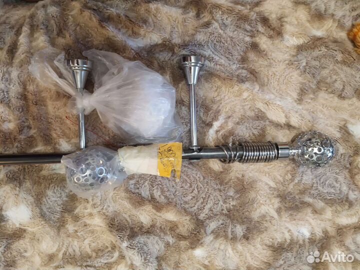 Карниз металлический однорядный