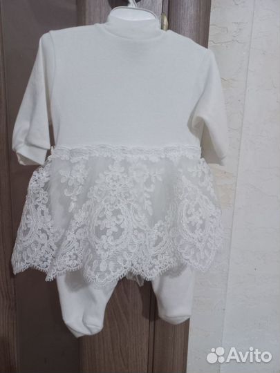 Платье человек для новорождённой