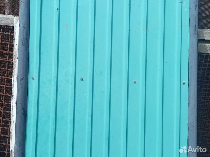 Ворота с калиткой бу