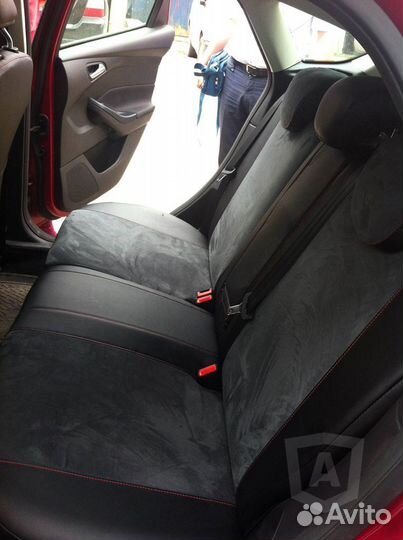 Чехлы на Chevrolet Cruze (экокожа+алькантара)