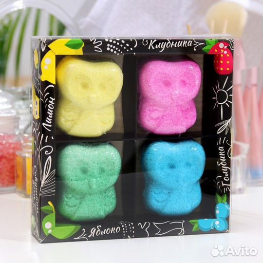 Набор бомбочек для ванн «Совушкин день», 240 г (4