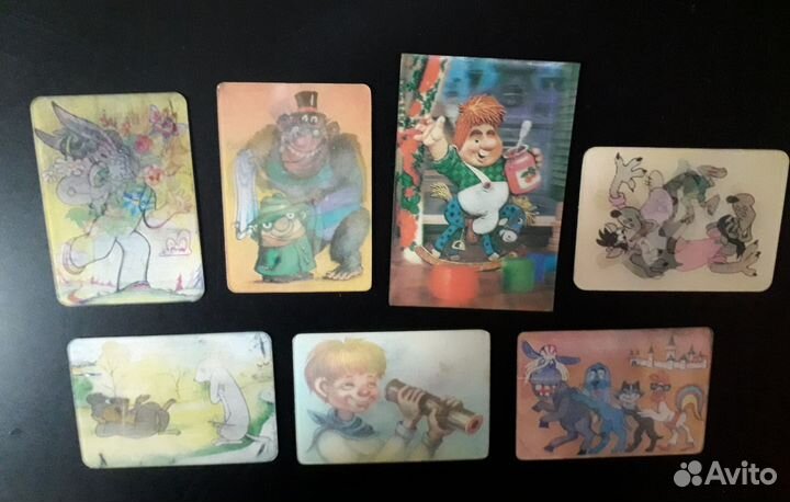 Календарики стерео СССР, переливайки