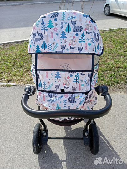 Дождевик на коляску универсальный Little Maks