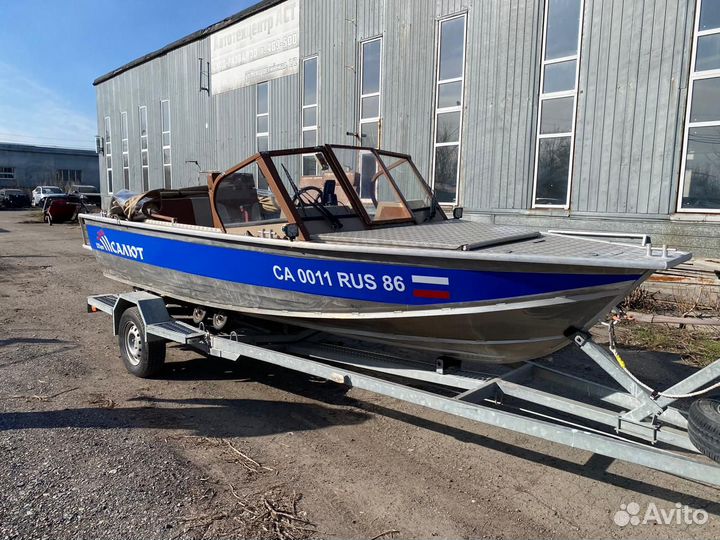 Салют 525 PRO с Yamaha 85 aet