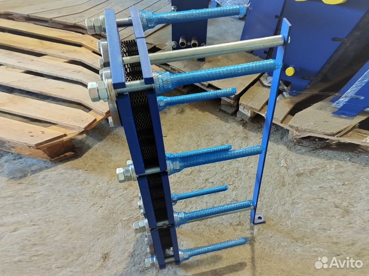 Теплообменник для отопления 1200м2 SN14-13, 120кВт