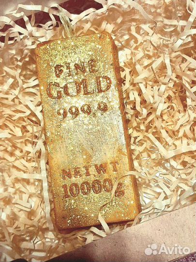 Свеча Золотой слиток