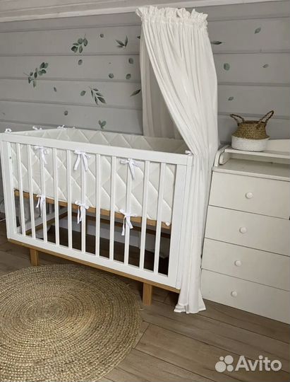 Бортики в детскую кроватку