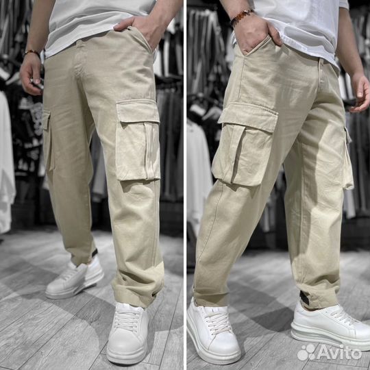 Брюки с карманами джинсовые Catch