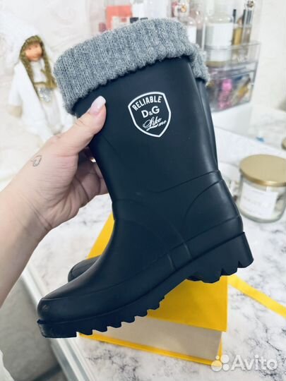 Резиновые сапоги D&G dolce & gabbana оригинал