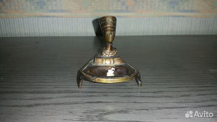 Пепельница(Нефертити) -бронза