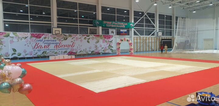 Ковер площадка для художественной гимнастики б,у