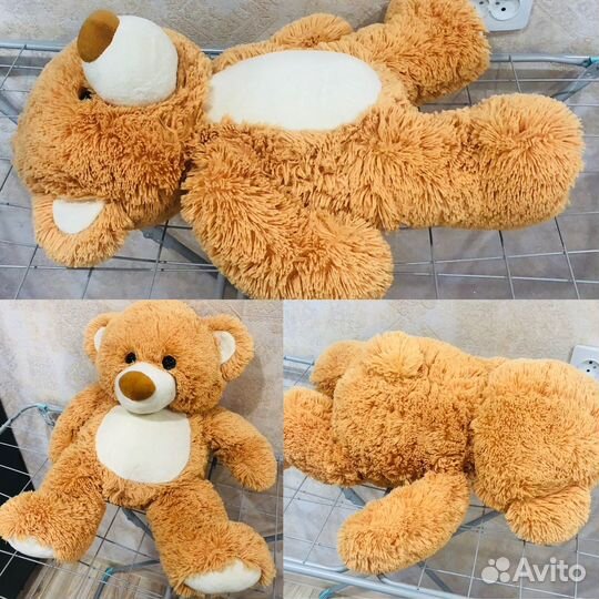 Мягкие игрушки авокадо, гусь обнимусь, фламинго