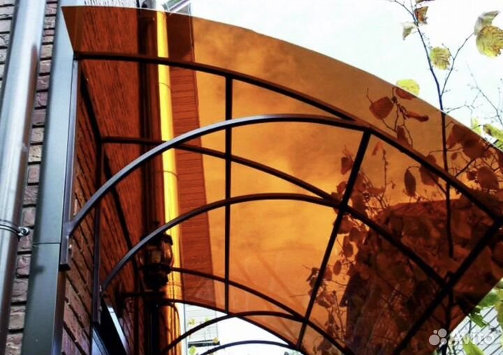 Поликарбонат монолитный 8 мм коричневый