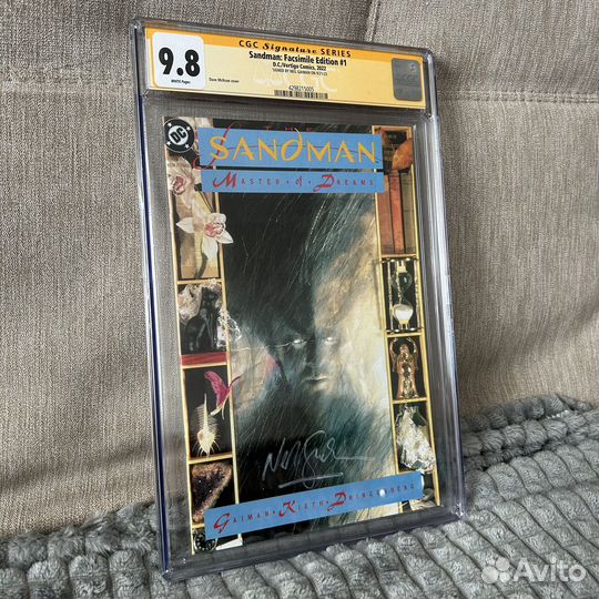 CGC Sandman #1 с автографом Нила Геймана