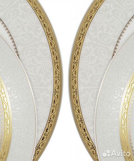 Anna Lafarg Emily Обеденный сервиз Бостон Голд 27