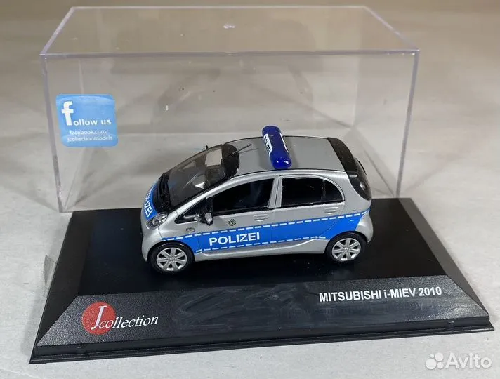 Модель Mitsubishi i-Miev (2010) BundesPolizei 1/43