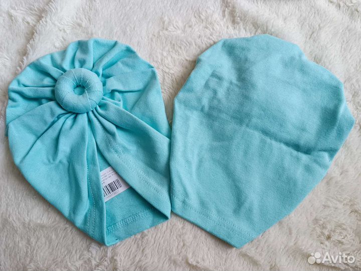 Шапка весенняя для девочки новая 46-48, 48-50