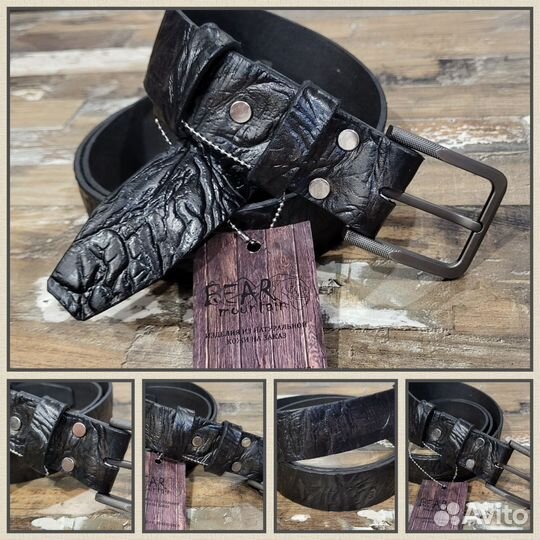 Мужской ремень из натуральной кожи