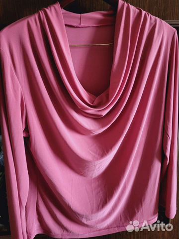 Блузка кофта водолазка ягодного цвета