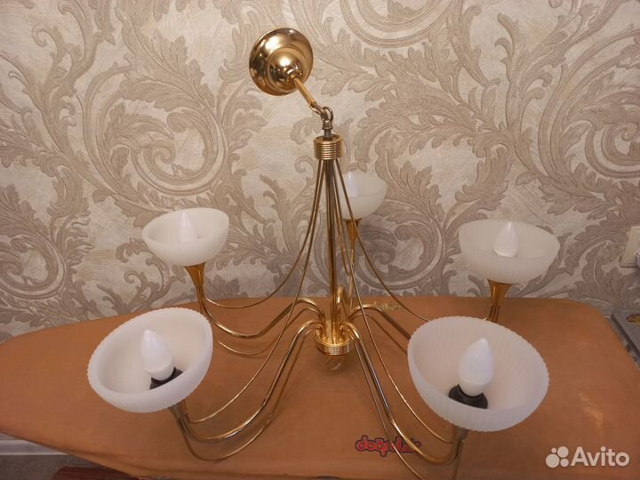 Люстра потолочная италия бу