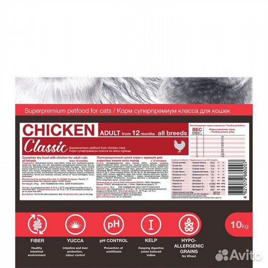 Blitz Classic Adult Cats для взрослых кошек