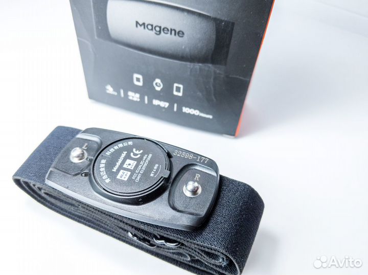 Нагрудный пульсометр ANT+ и Bluetooth 5.0 IP67