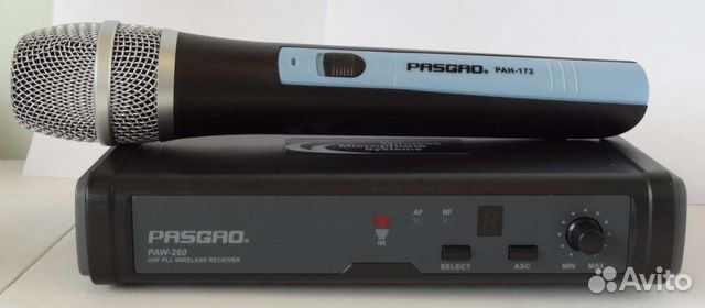 Микрофон Pro Вокал Радио Цифра Pasgao Paw260Pah172