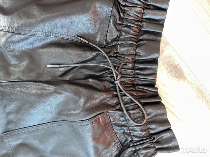 Шорты экокожа женские