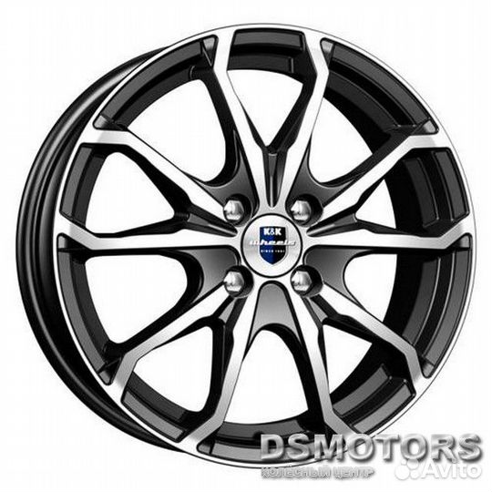 Диски Brent 6/16 4x100 ET50 d60.1 алмаз чёрный