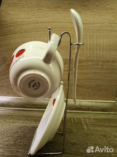 Кофейная пара на подставке