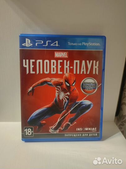 Marvel spider man Человек паук PS4