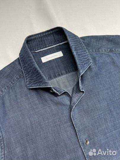 Джинсовая рубашка Zegna