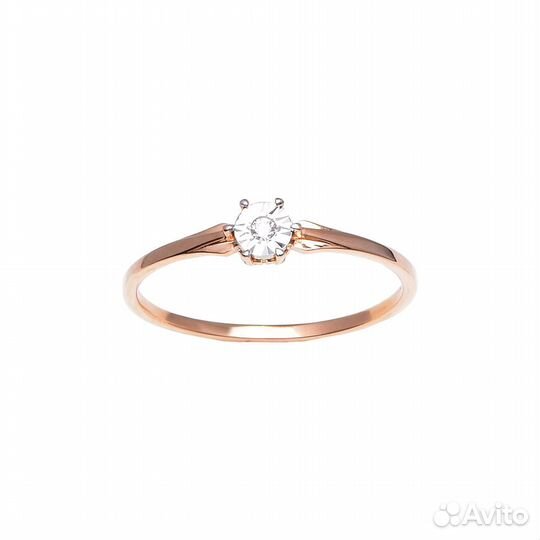 Кольцо Золото с бриллиантом