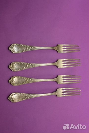 Ложки СССР Мельхиор. Серебрение