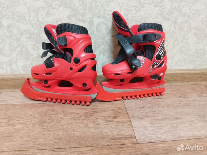 Коньки детские раздвижные 27 30