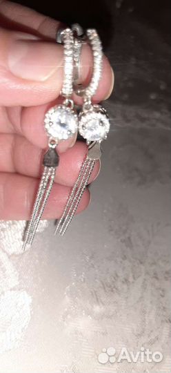 Серебряные серьги