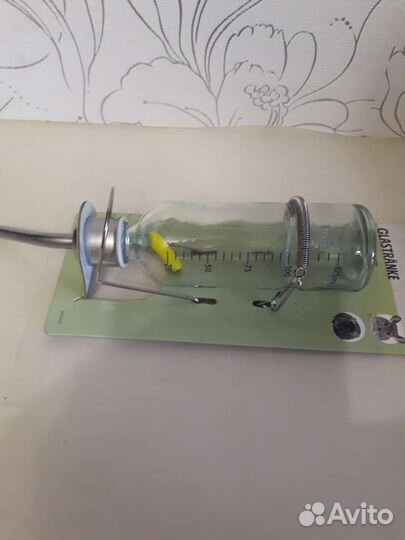 Поилка для грызунов новая стекло