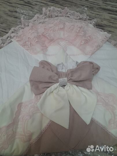 Конверт на выписку зимний для девочки