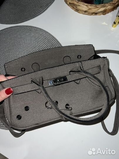 Сумка серая