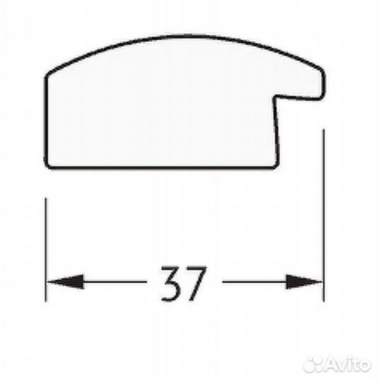Зеркало Evoform Definite 100х50 BY 0696 в багетно