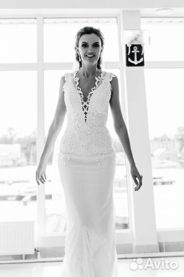 Свадебное/вечернее платье (после химчистки)