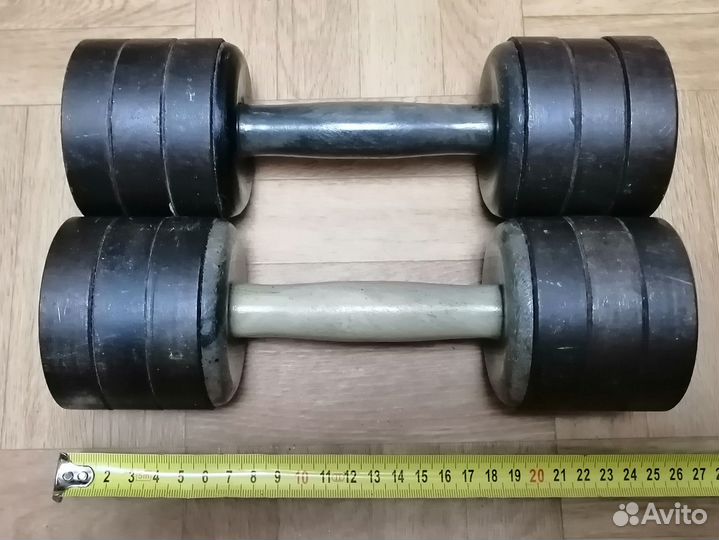 Гантели разборные 5 кг 2 штуки из СССР