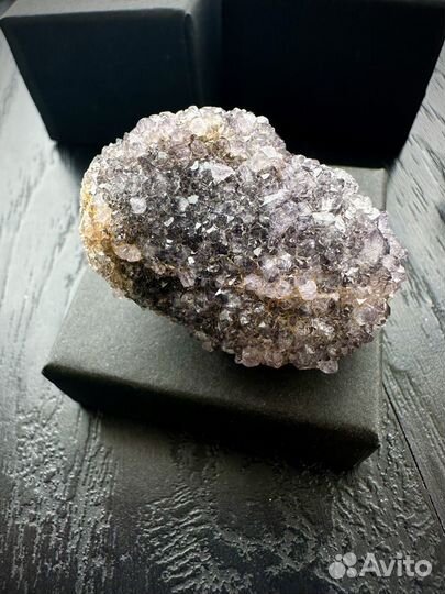 Ежик аметиста природного